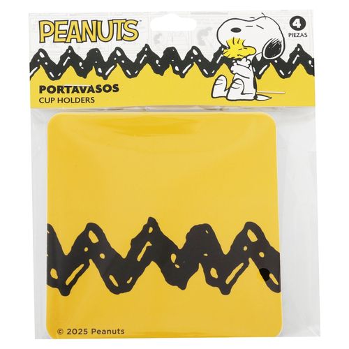 Portavasos Peanuts snoopy - 4 Pzas