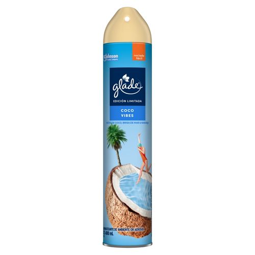 Aromatizante Glade Aerosol Coco Vibes 400 ml