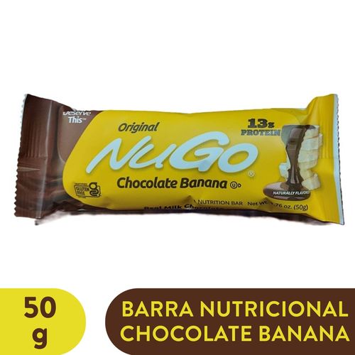Barra GU Chocolate Banana Nugo - 50 g
