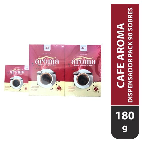 Dispensador Aroma pack 90 sobres -180 g