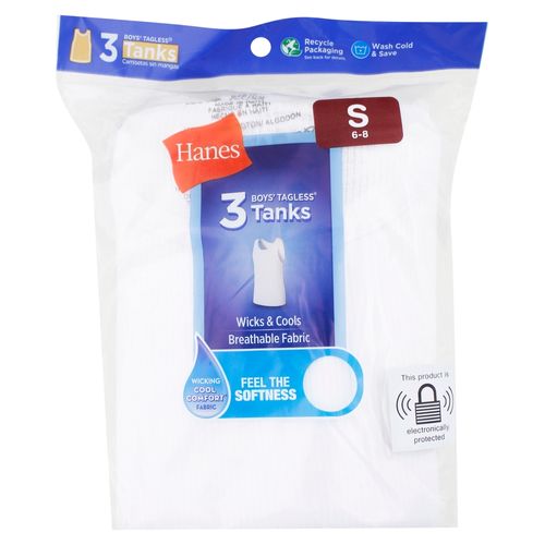 P3 Camiseta Tirants Nino Hanes Blanco S