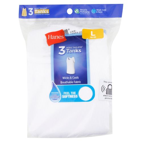 P3 Camiseta Tirants Nino Hanes Blanco L
