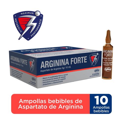Ampollas Infasa Arginina Forte Bebibles - 100 ml
