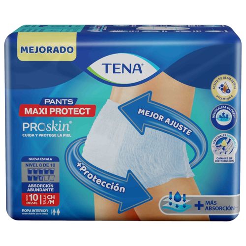 Pants Tena Maxi Protect Talla M - 10 Unidades