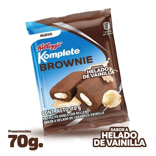 Cereal Komplete Brownie Vainilla - 70 g