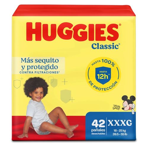 Huggies Classic Supmega Xxxg 42 Un