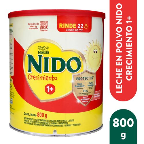 Nestlé® Nido® 1+ Protección® Alimento Complementario A Base De Leche Instantánea Lata 800 g