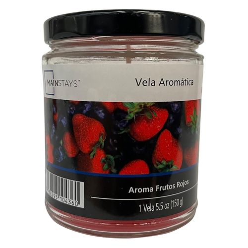 Veladora Mediana Aroma Frutos Rojos - Unidad