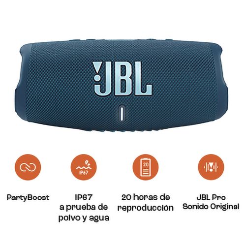 Bocina Jbl Charge 5 Portatil 40 watts Bluetooth