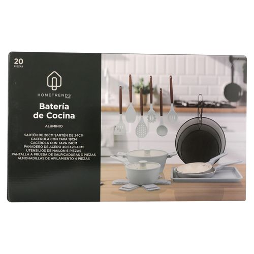 Bateria De Cocina 20 Piezas Home Trends