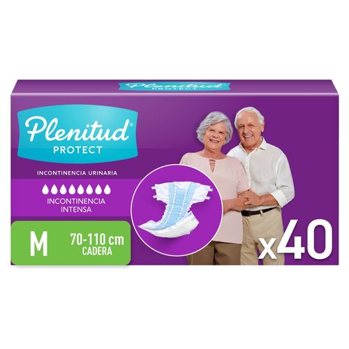 Pañal adulto Plenitud Protect talla M - 40 Uds