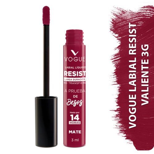 Vogue Labial Resist Valiente 3 g
