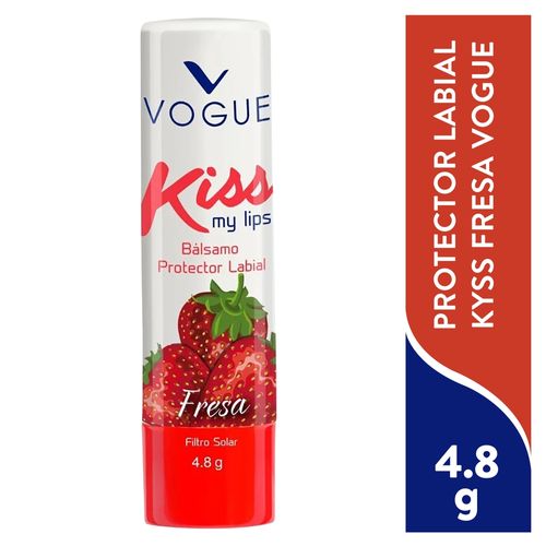 Protector Labial Kyss Fresa Vogue 4 8 Gr