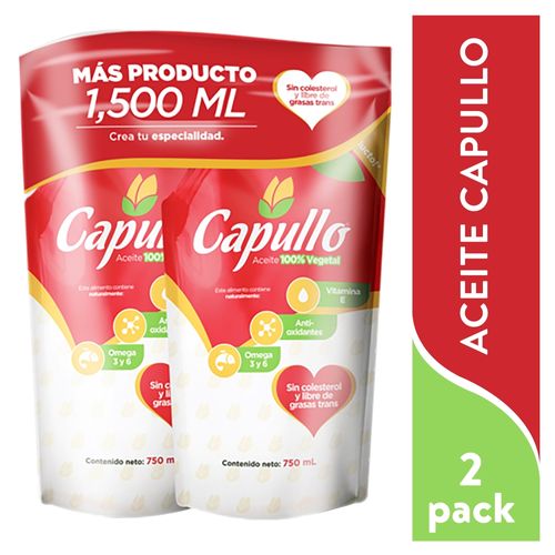 Aceite Capullo 2pack 1500 Ml