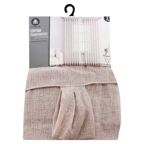 Ht Set De 2 Cortinas Taupe