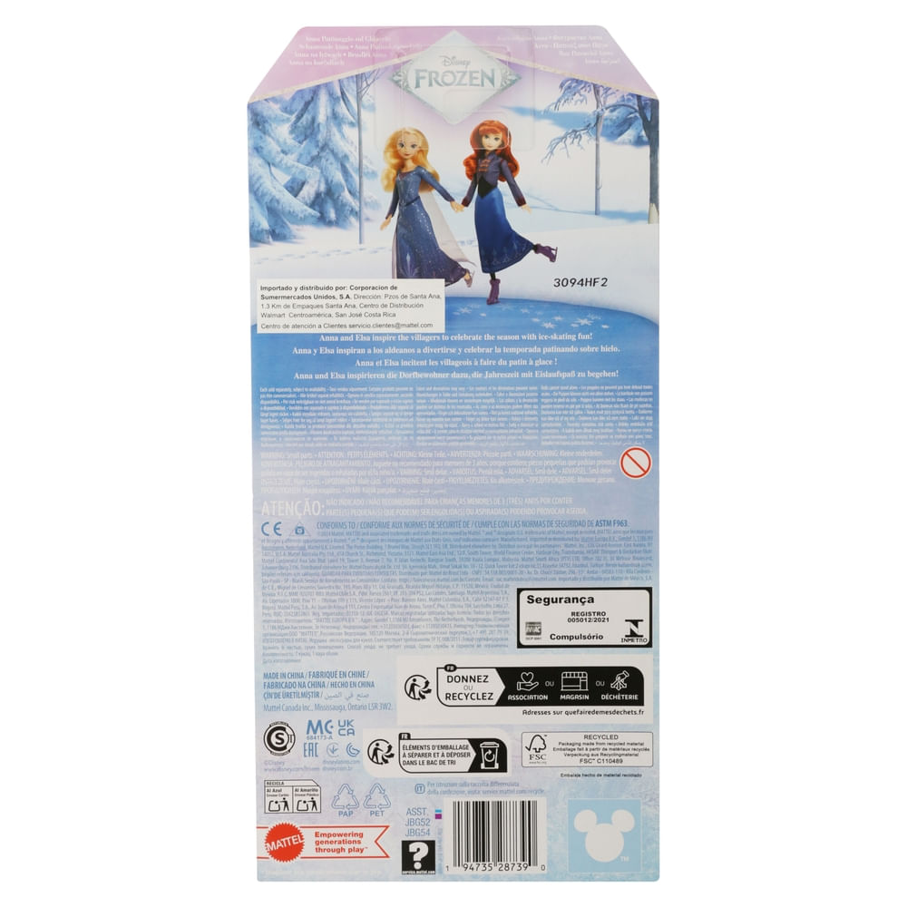 Comprar Disney Frozen Anna Patinaje Sobre Hielo Walmart El Salvador  Walmart Comprá Online Entrega a Domicilio Rápida y Segura