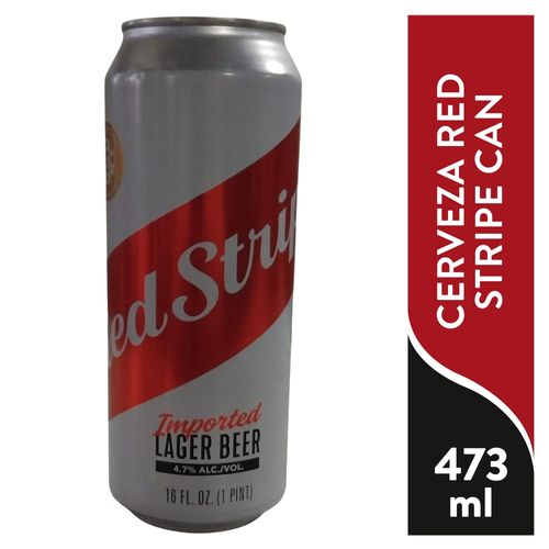 Cerveza Red Stripe Can 473 Ml