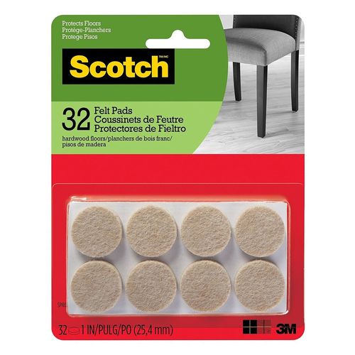 Almohadilla Fieltro Scotch Redonda - 32Uds