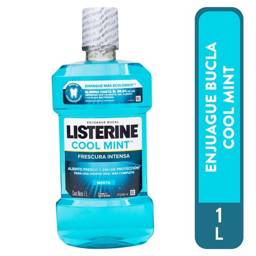 Enjugue Bucal Listerine Cool Mint - 1Lt