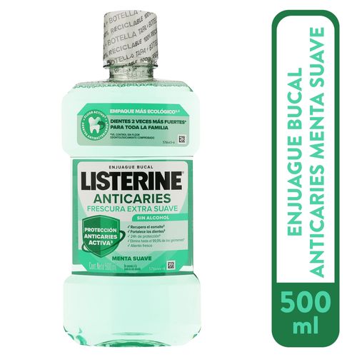 Enjuague Listerin Anticaries Zero 500 Ml