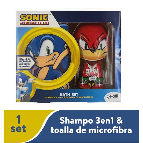 Shampoo y toalla Gellatti Estuche Sonic