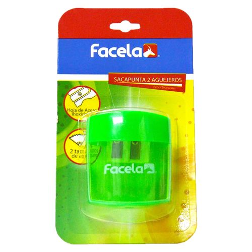 Sacapunta Facela Con 2 Orificios