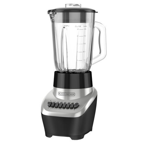 Licuadora Black+Decker FusionBlade ™ 12 Velocidades, Negro y Plata BL1120SGM