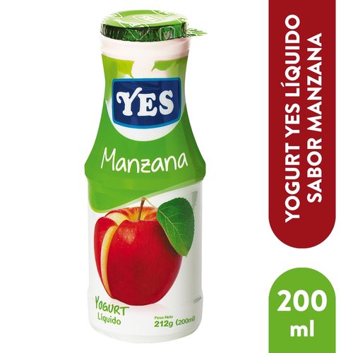 Yogurt Yes Liquido Manzana - 200 ml