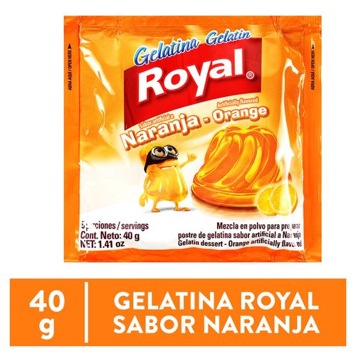 Gelatina Royal Sabor Naranja - 40 g