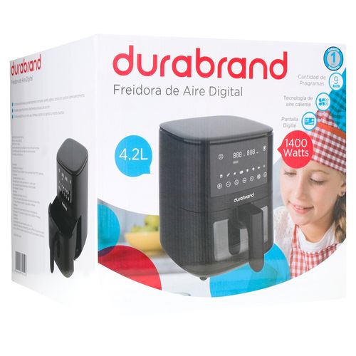 Durabrand Freidora Aire Digital De 4Lts