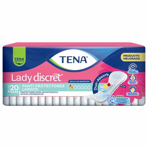 Panti Protectores Tena ® Lady Discret - 20 Unidades