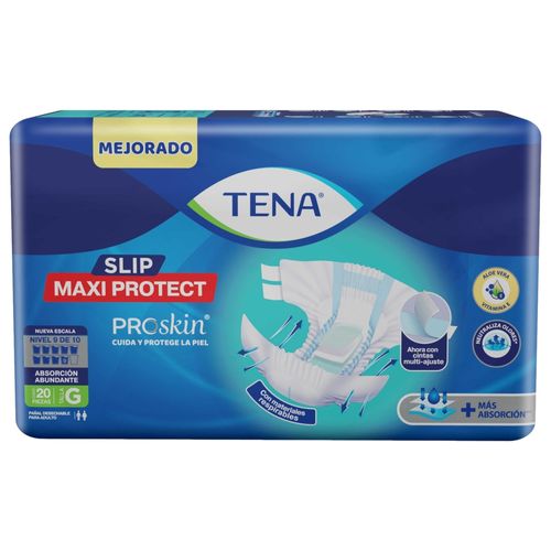 Pañales Para Adulto Tena Slip Maxi Protect Talla:G - 20Uds