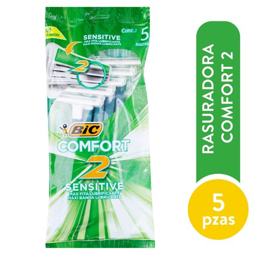 Rasuradora Bic Comfort Twin - 5unidades