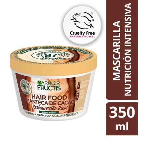 Acondicionador De Reparación De Rizos Garnier Hair Food Manteca De Cacao - 300 ml