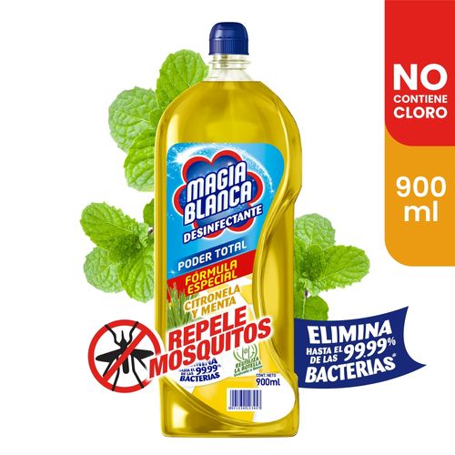 Desinfectante Magia Blanca Citronela 900 ml