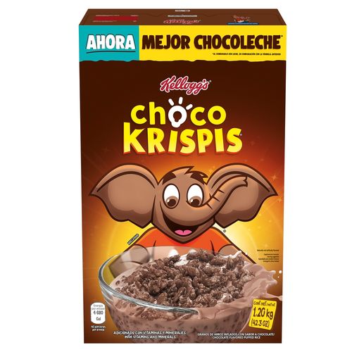 Cereal Kellogg's Choco Krispis arroz inflado sabor a chocolate - 1200 g