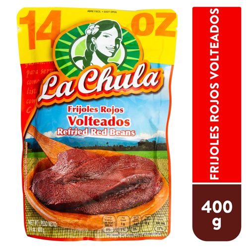 La Chula Frijoles Rojos Volteados 400 g