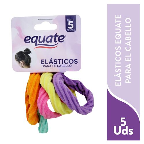 Elasticos Marca Equate Para El Cabello - 5 Unidades