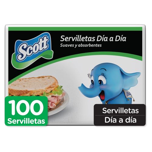Servilletas Scott Blanca - 100 Uds