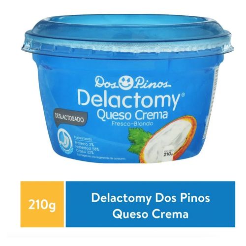 Queso crema Dos Pinos delactomy - 210 g