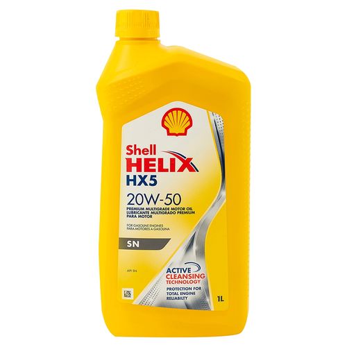 Aceite Shell Helix hx5 sn 20w50 - 1 L