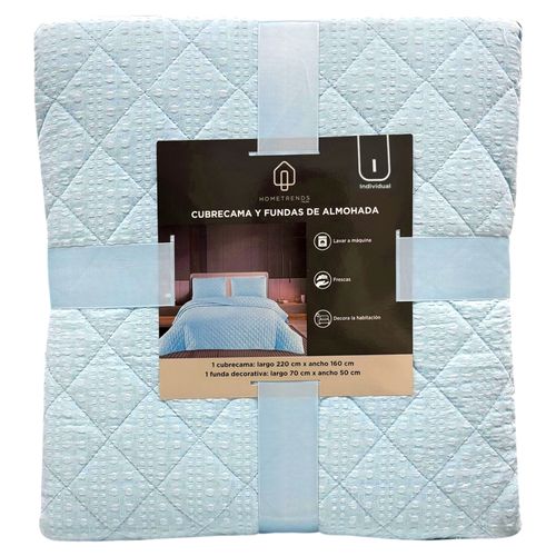 Cubre cama twin Home Trends con fundas de almohada