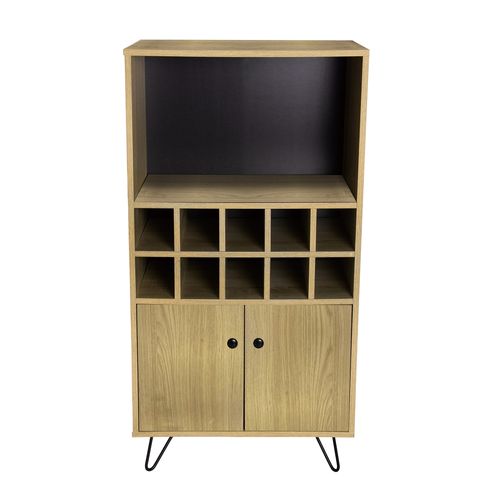 Bar Mainstays de madera con puertas