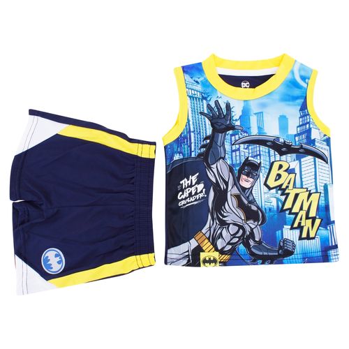 Conj Ext Corto Dc Comics Bebo T 12M 3T