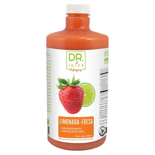 Dr Juice Limonada Fresa Bote 1.45 Lt