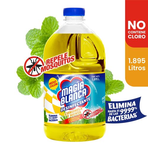 Desinfectante Magia Blanca Citronela 1895 ml