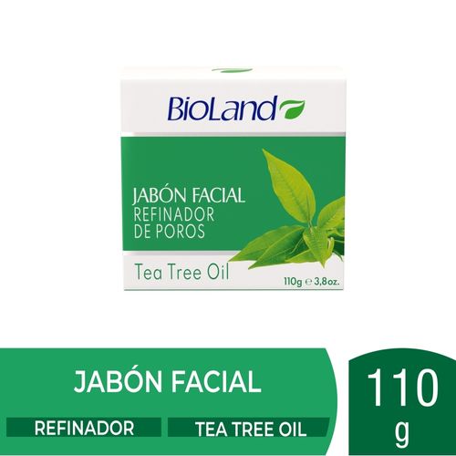 Jabón Facial Bioland Barra Tea Tree Oil- 110 g
