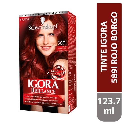 Tinte Igora Brillance 589I Rojo Borgo