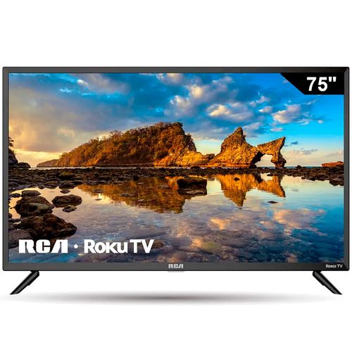Pantalla RCA LED Smart Roku 4k Rc75rk - 75 in (1 in = 2.54 cm)
