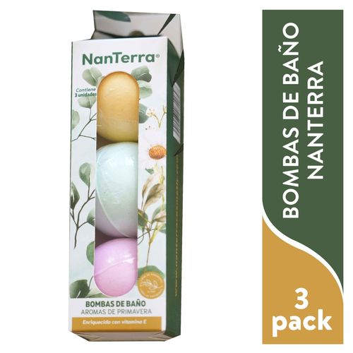 Bombas de baño Nanterra Aroma Primavera 3 pack - 150 g